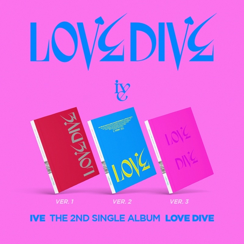 Album IVE ‘Love Dive’ Case Photobook Đủ 9 Version