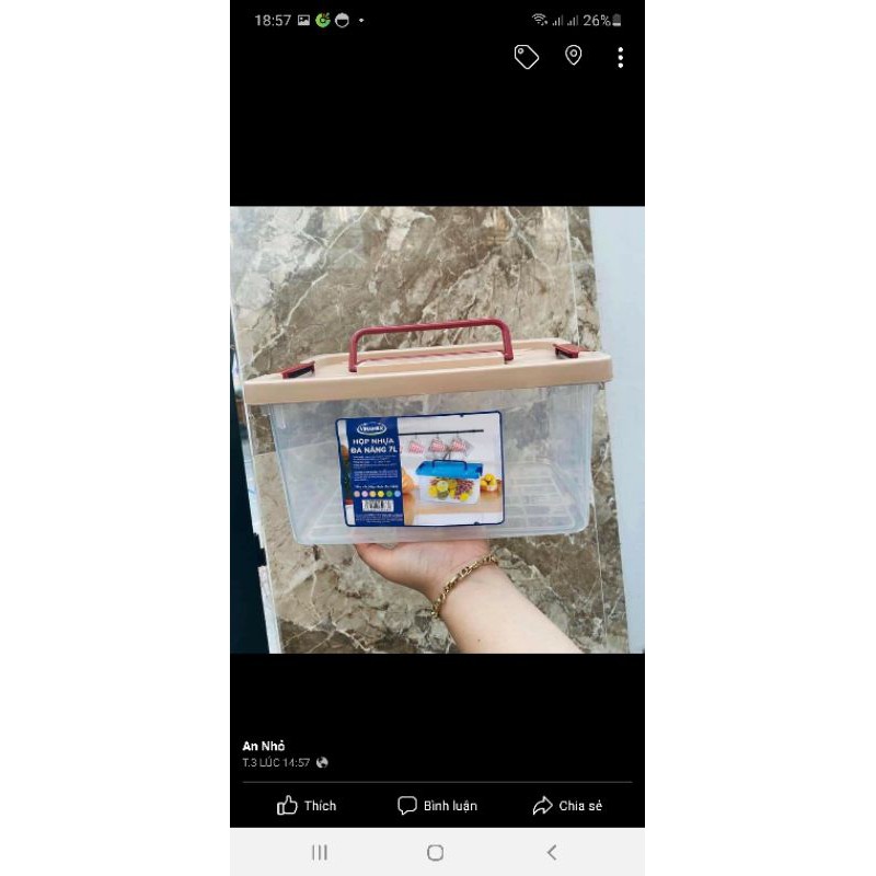 hộp nhựa duy tân 7 lít | BigBuy360 - bigbuy360.vn