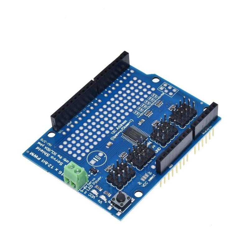 Mạch Điều Khiển Servo 16 Kênh 12-bit Pwm / Servo Driver-I2C Pca9685 Cho Arduino Or Raspberry