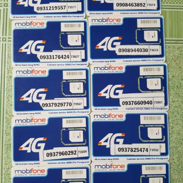Sim mobifone 4G
