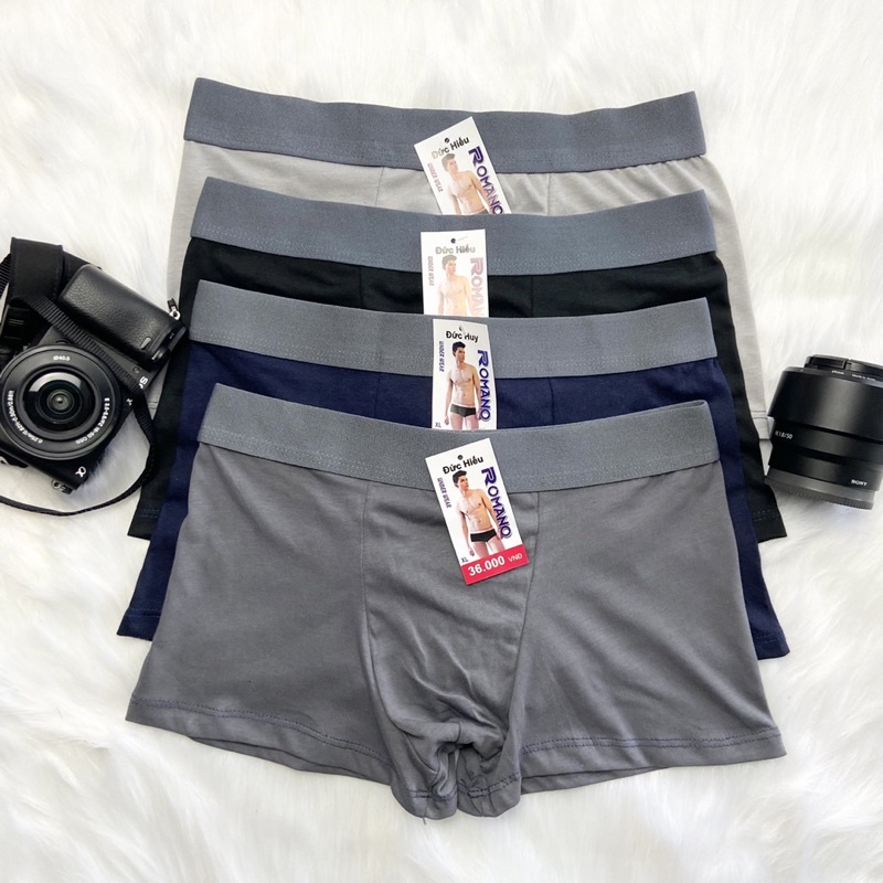Quần lót nam mềm mại, Boxer nam Full size 35kg - 79kg Nhiều màu Giao ngẫu nhiên