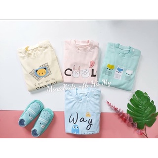 Bộ thu đông dài tay cho bé cổ 3 phân cao cấp