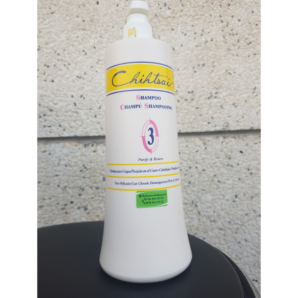 DẦU GỘI CHIHTSAI SỐ 3 DÀNH CHO TÓC GẦU 1000ML