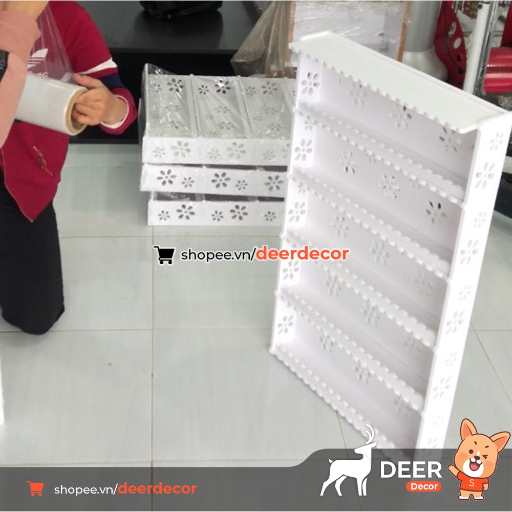 Kệ Để Sơn Treo Tường Cho Tiệm Nail Spa - DEER DECOR
