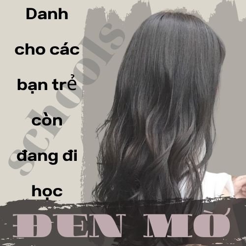 Thuốc Nhuộm Tóc Màu ĐEN MỜ HOT HIT Không Tẩy ( tặng Kèm Oxi + Găng Tay)