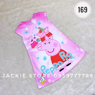 Đầm peppa pig hồng 3d