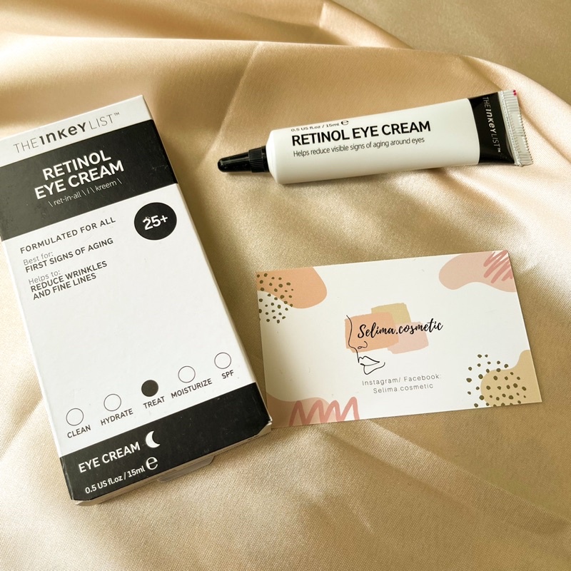 Kem dưỡng mắt Eye Cream 15ml - The INKEY List ( RETINOL, CAFFEINE, BRIGHTENeye)