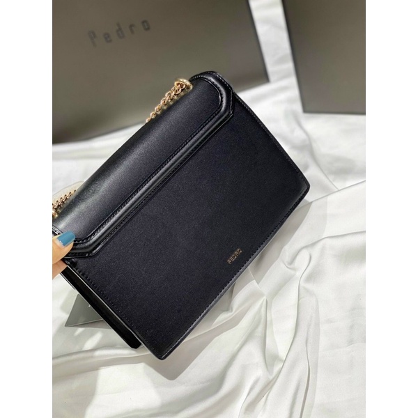 Túi xách chữ P khoá gập mới hình hộp đựng vừa điện thoại