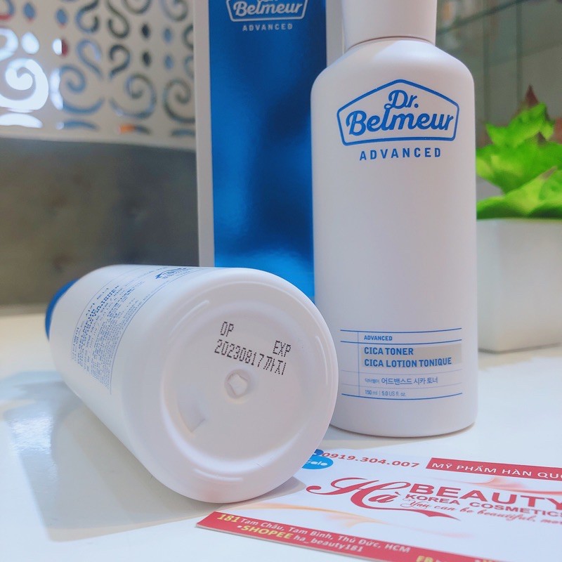 Nước hoa hồng dưỡng ẩm cân bằng trẻ hóa da kể cả da nhạy cảm The Face Shop Dr Belmeur Advanced Cica Toner 150ml | BigBuy360 - bigbuy360.vn