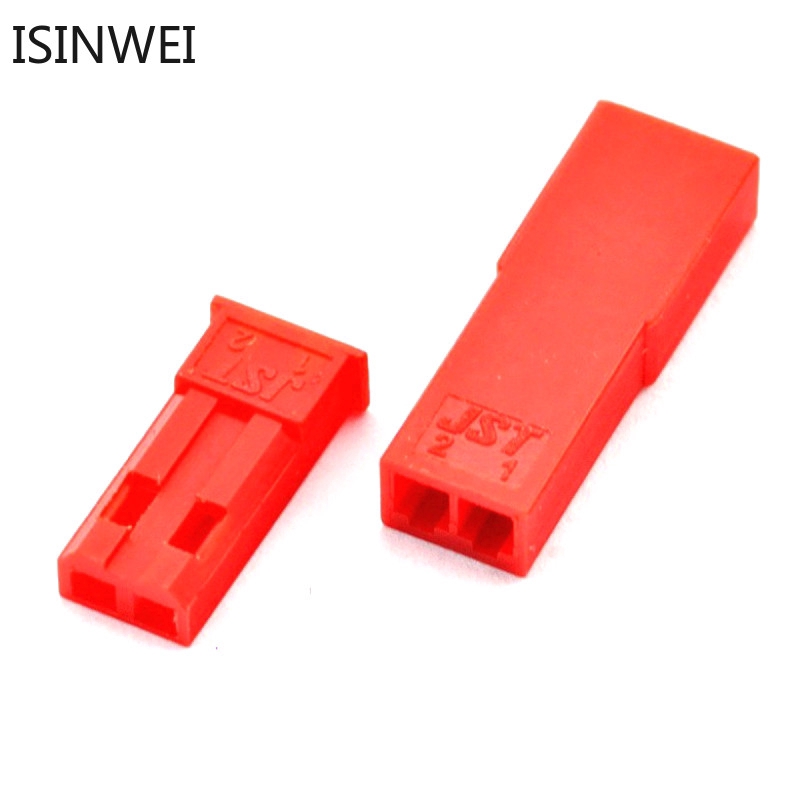 Bộ 50 cặp đầu nhựa JST-2P cho cổng cắm/ lỗ cắm 2P JST 2.54mm
