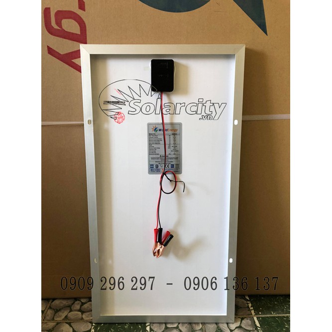 Tấm pin năng lượng mặt trời mono 30W hiệu suất cao