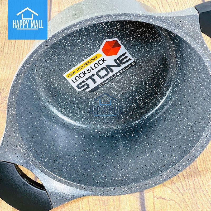 Nồi chống dính đáy từ Lock&Lock dòng Stone 7 lớp LCA6202D-IH LCA6242D-IH LCA6244D-IH