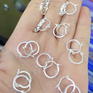 Khuyên tai bạc ⚜️FREESHIP⚜️ Hoa tai bạc nữ đơn giản / Bông tai nữ