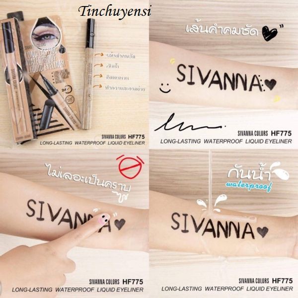 BÚT LÔNG KẺ MẮT NƯỚC SIVANNA COLORS KHÔNG TRÔI HF775 | BigBuy360 - bigbuy360.vn