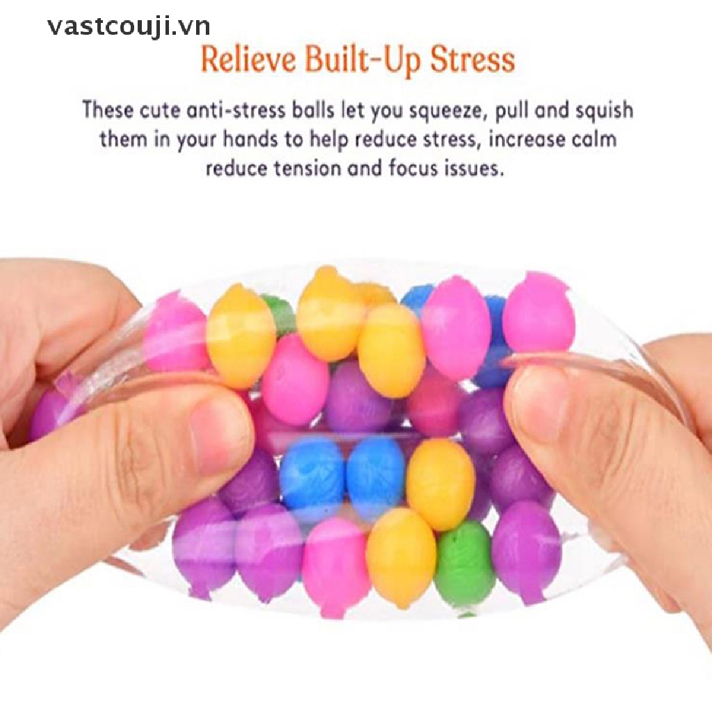 1 Quả Bóng Bóp Tay Nhiều Màu Sắc Giải Tỏa Căng Thẳng