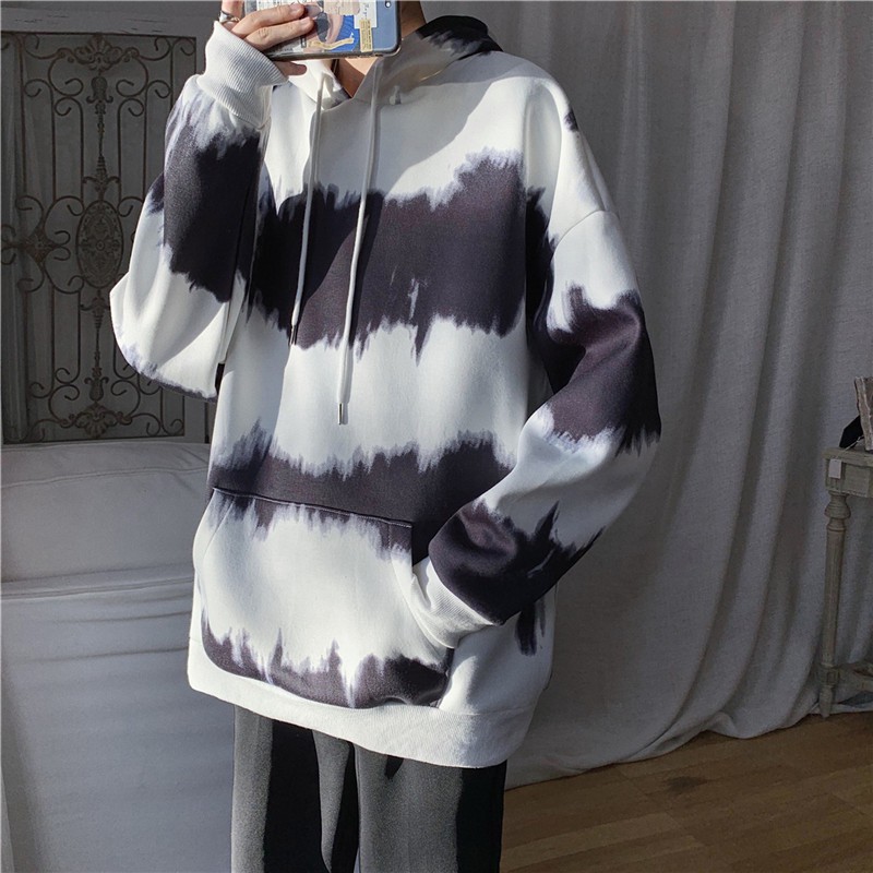 Áo hoodie phối màu thời trang cho nam size M-2XL