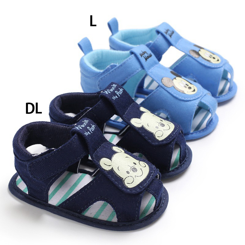 WALKERS Sandal Tập Đi Chống Trượt Hoạ Tiết Hoạt Hình Cho Bé Gái 0-18 Tháng Tuổi