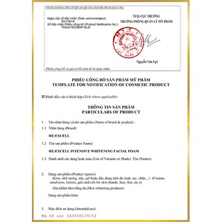 SỮA RỬA MẶT Re: Excell