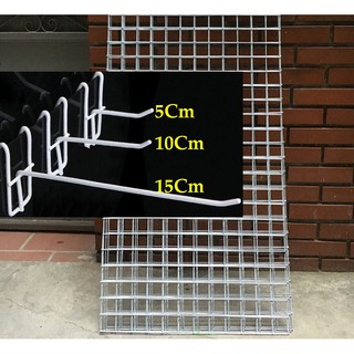 Móc Sắt Cái Lưới 100 Chiếc Dài 5-10Cm và 2 Tấm Lưới 50x100Cm