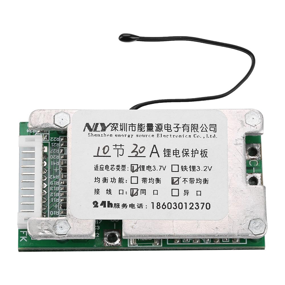 Bảng mạch bảo vệ pin Lithium 10S 36V 30A 3.7V Li-ion BMS PCB