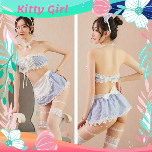 Cosplay Hầu Gái Tai Mèo Dễ Thương Hóa Trang Nữ Giúp Việc Sexy Set Đồ Lót Gợi Cảm CO14 | BigBuy360 - bigbuy360.vn