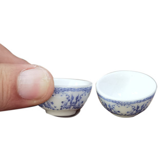 Bộ Chén Mini Bằng Sứ Cho Nhà Búp Bê