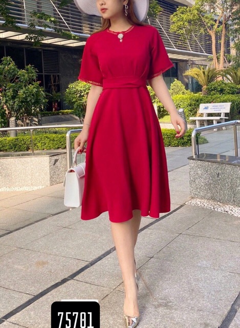 Đầm dự tiệc dạo phố đính đá size từ 38-71kg | BigBuy360 - bigbuy360.vn