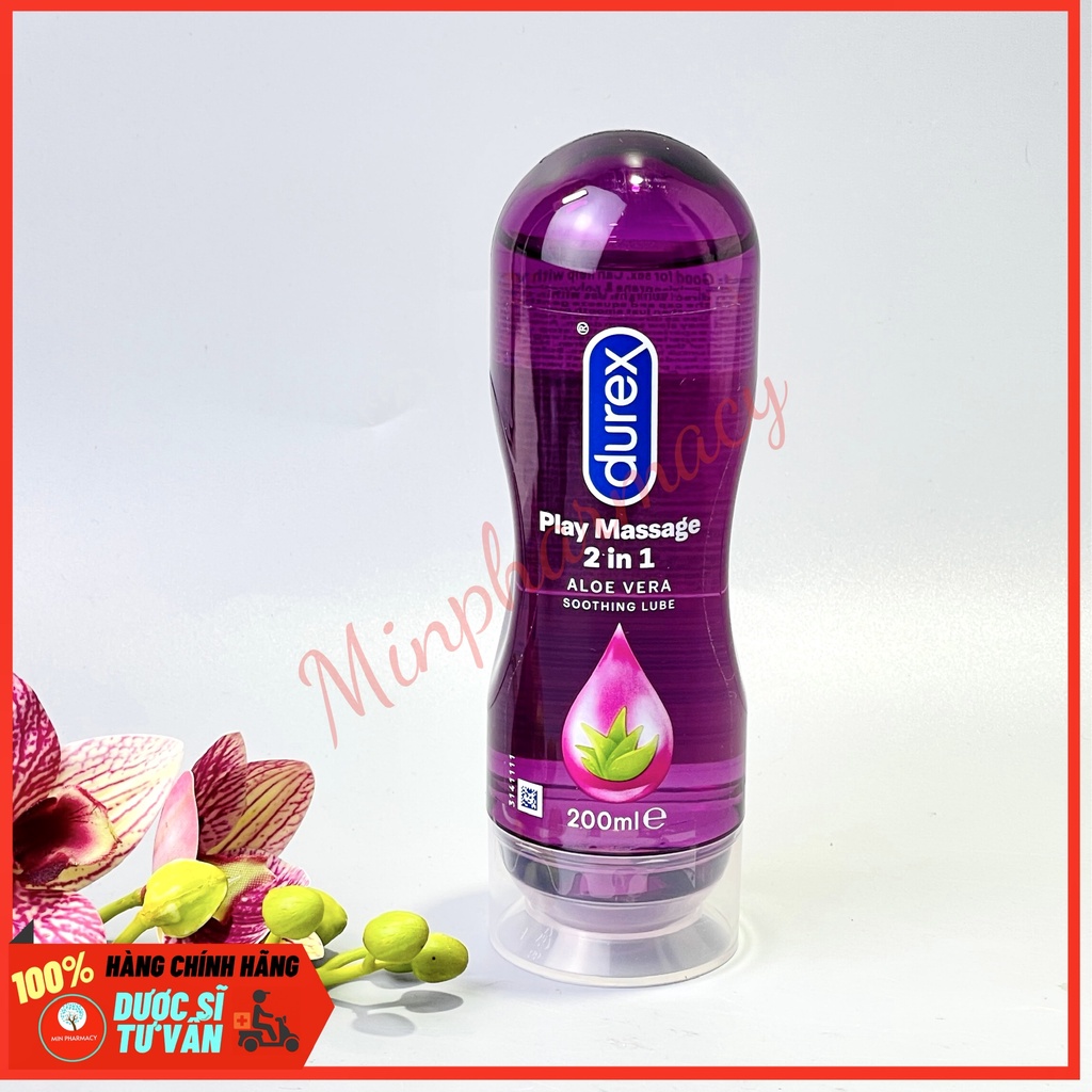 Gel bôi trơn DUREX Play Massage 2in1 Chính hãng (200ml) - Minpharmacy