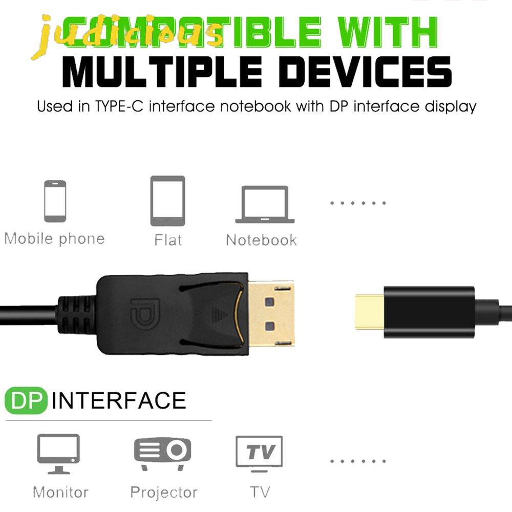 Cáp Chuyển Đổi Usb C Sang Dp 3.1 Type C Sang Dp 4k Uhd Cho Macbook Mini