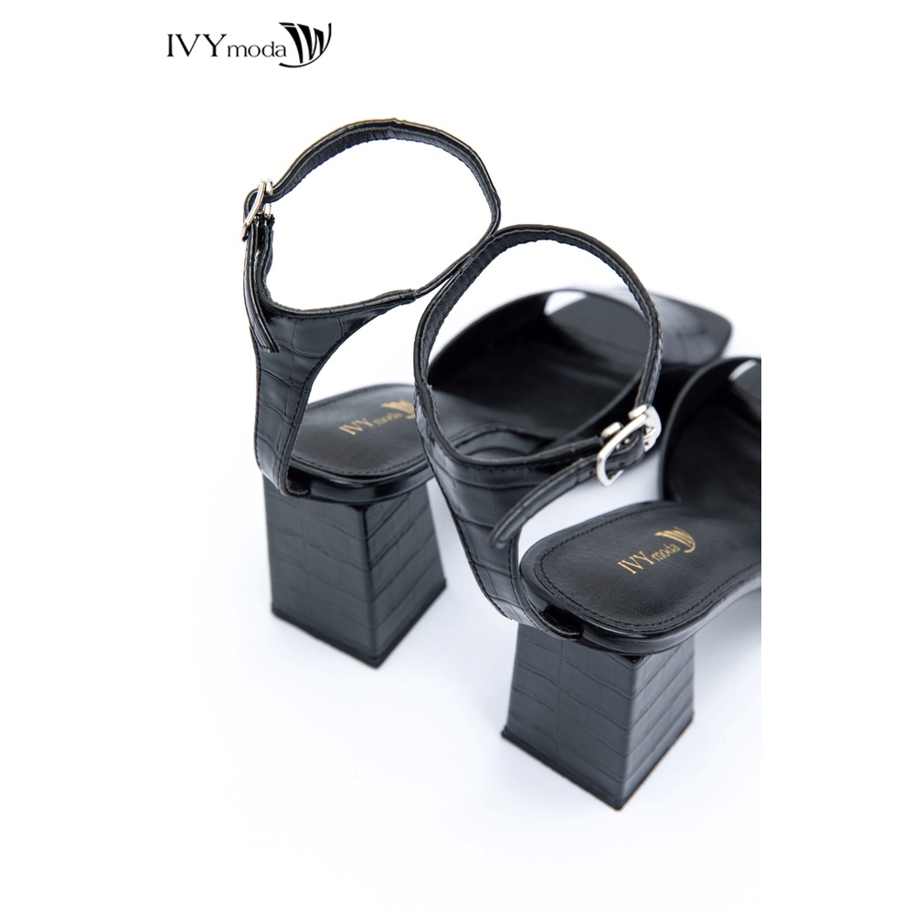 Giầy cao gót đế vuông IVY moda MS 52A1272