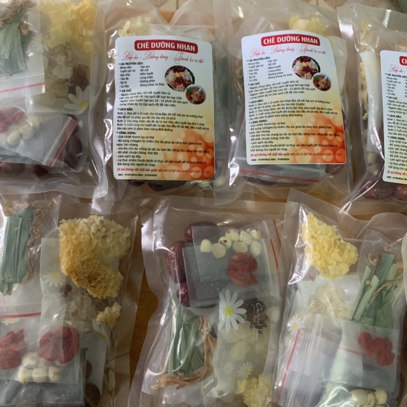 Chè dưỡng nhan (gói 120gr) y hình ảnh chụp thật