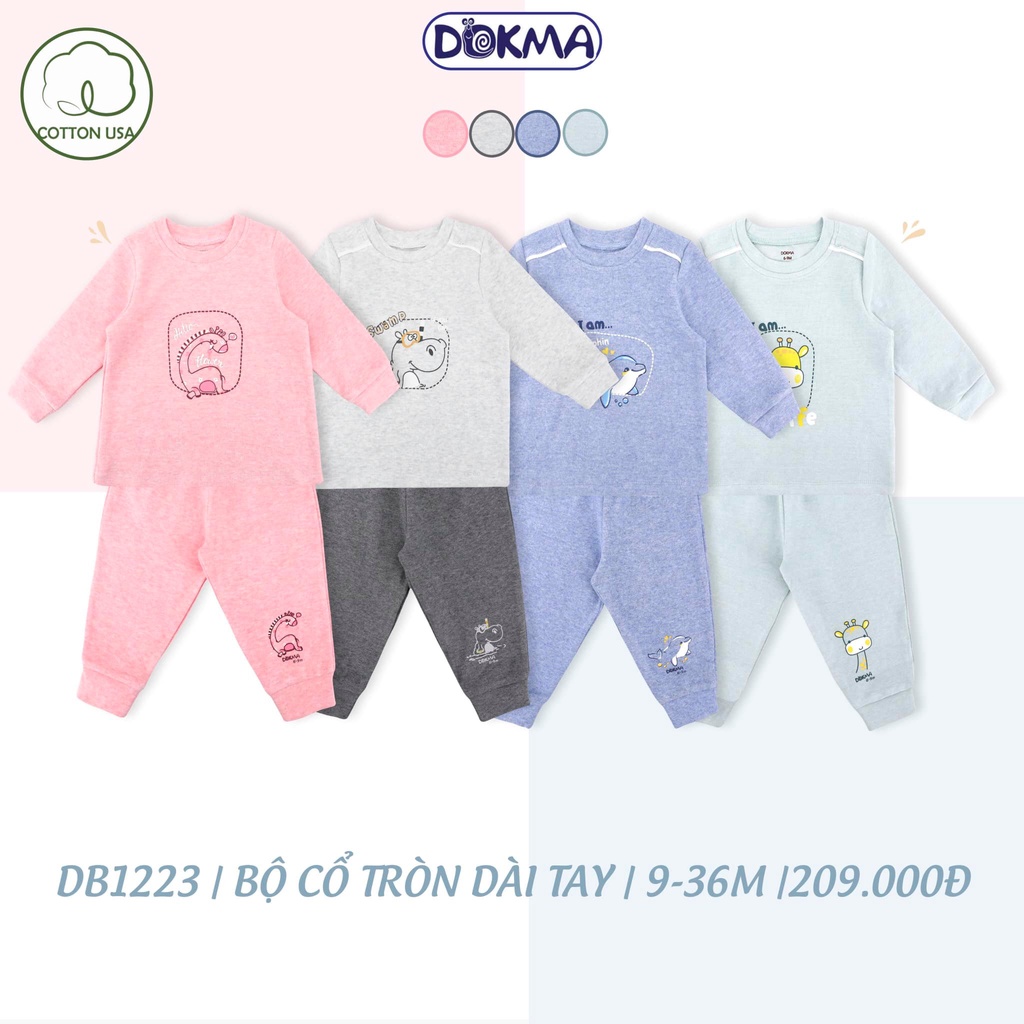DB1223 Bộ cổ tròn dài tay