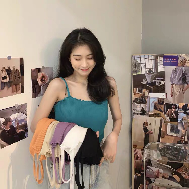 ÁO HAI DÂY LEN TĂM SEXY AL02 | BigBuy360 - bigbuy360.vn