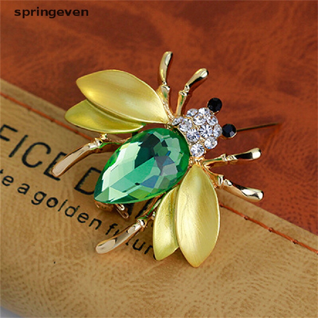 springeven New Cute Bee Pin Brooch Gift Women Jewelry Party Brial Wedding Accessory Fashion RFT
