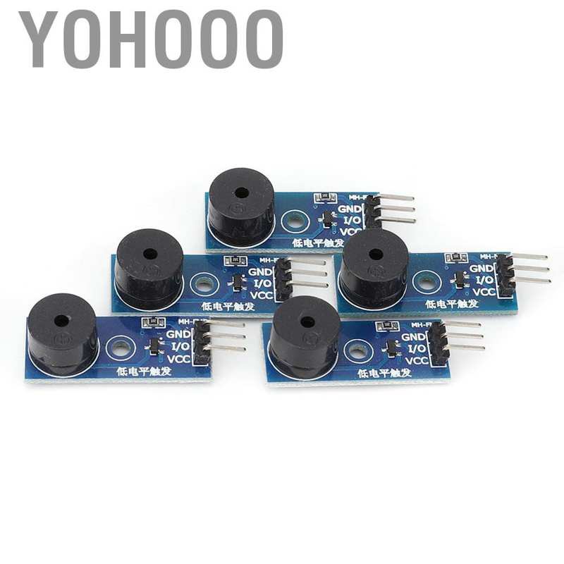 Yohooo 5PCS Passive Buzzer Alarm Module Sensor Beep for  Smart Car 3.3~5V Useful