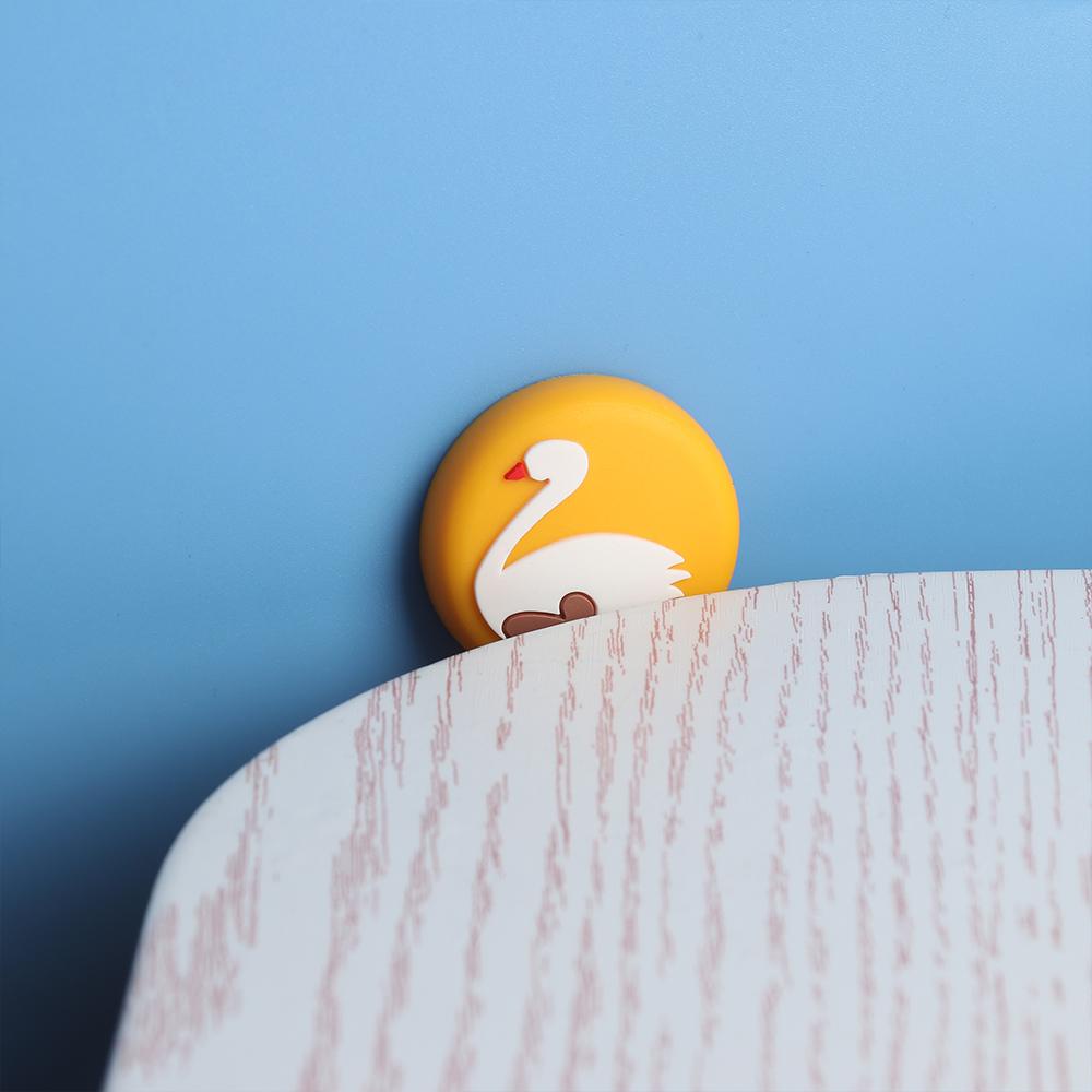 PISTA Dụng Cụ Chặn Cửa Bằng Silicone Chống Va Đập Tiện Dụng