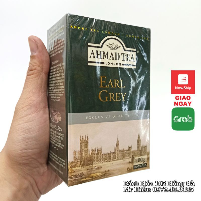 [Hỏa Tốc] Trà Ahmad pha ấm Earl Grey 100g