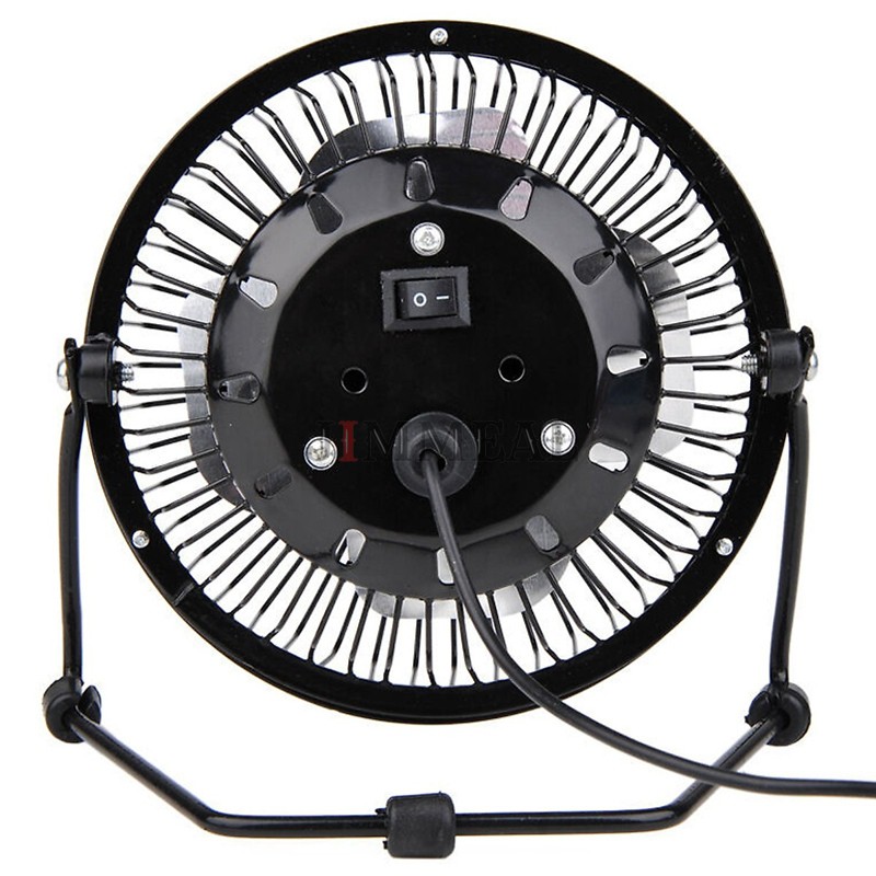 Quạt USB Mini Fan Lồng Sắt 4 inches, Quạt Để Bàn Mini, Quạt Du Lịch, Quat Mini, Quạt USB Tiện Dụng