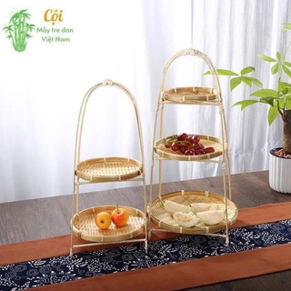 [ Hạ giá ] Kệ mẹt tre loại 2 tầng