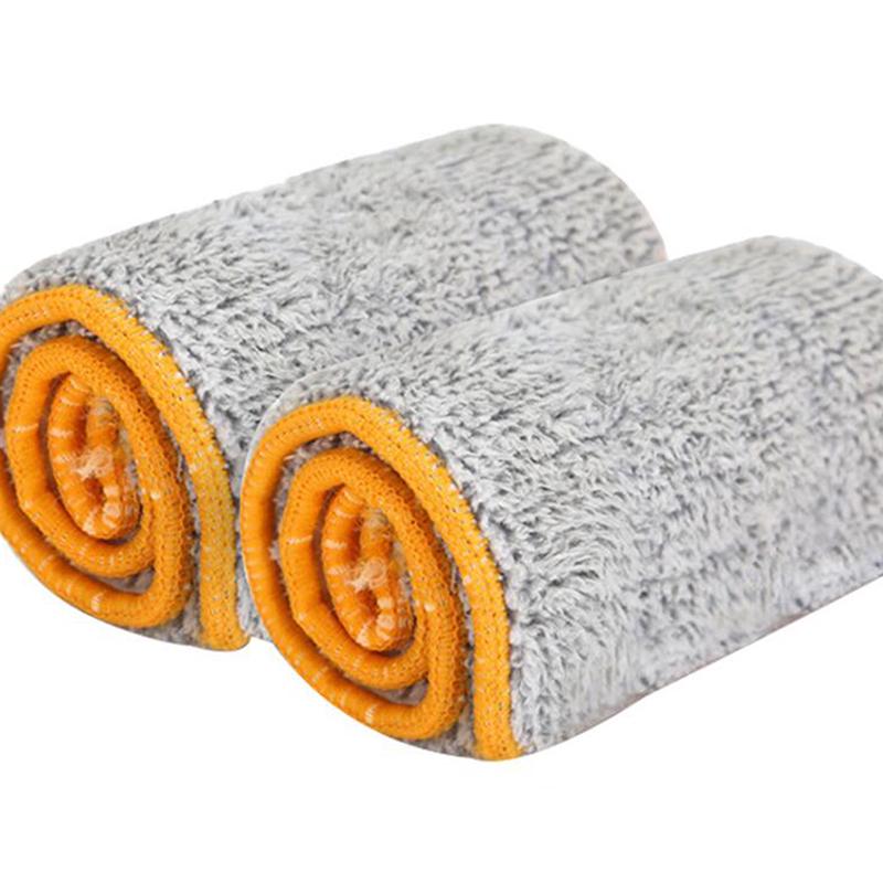 1 Tấm Vải Lau Sàn Bằng Sợi Nhỏ Thay Thế Cho Cây Lau Nhà Ướt Và Khô