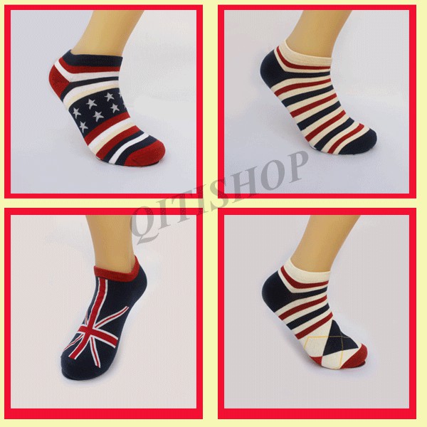[HÀNG HOT] SET 5 ĐÔI TẤT Cổ Thấp ⚡ Phong Cách Hàn Quốc