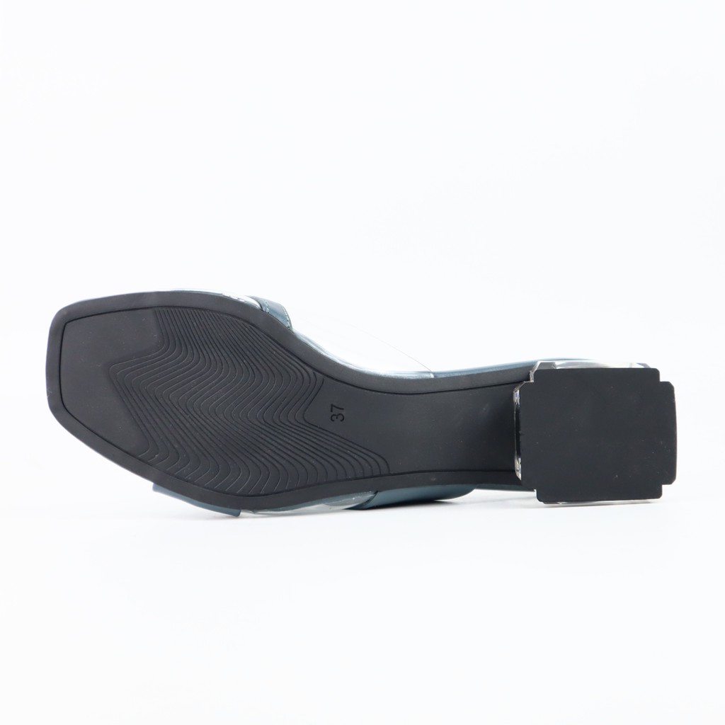 Guốc nữ quai trong phối nơ xoắn mới lạ thời trang gót trong độc đáo cao 4cm Cillie 1048