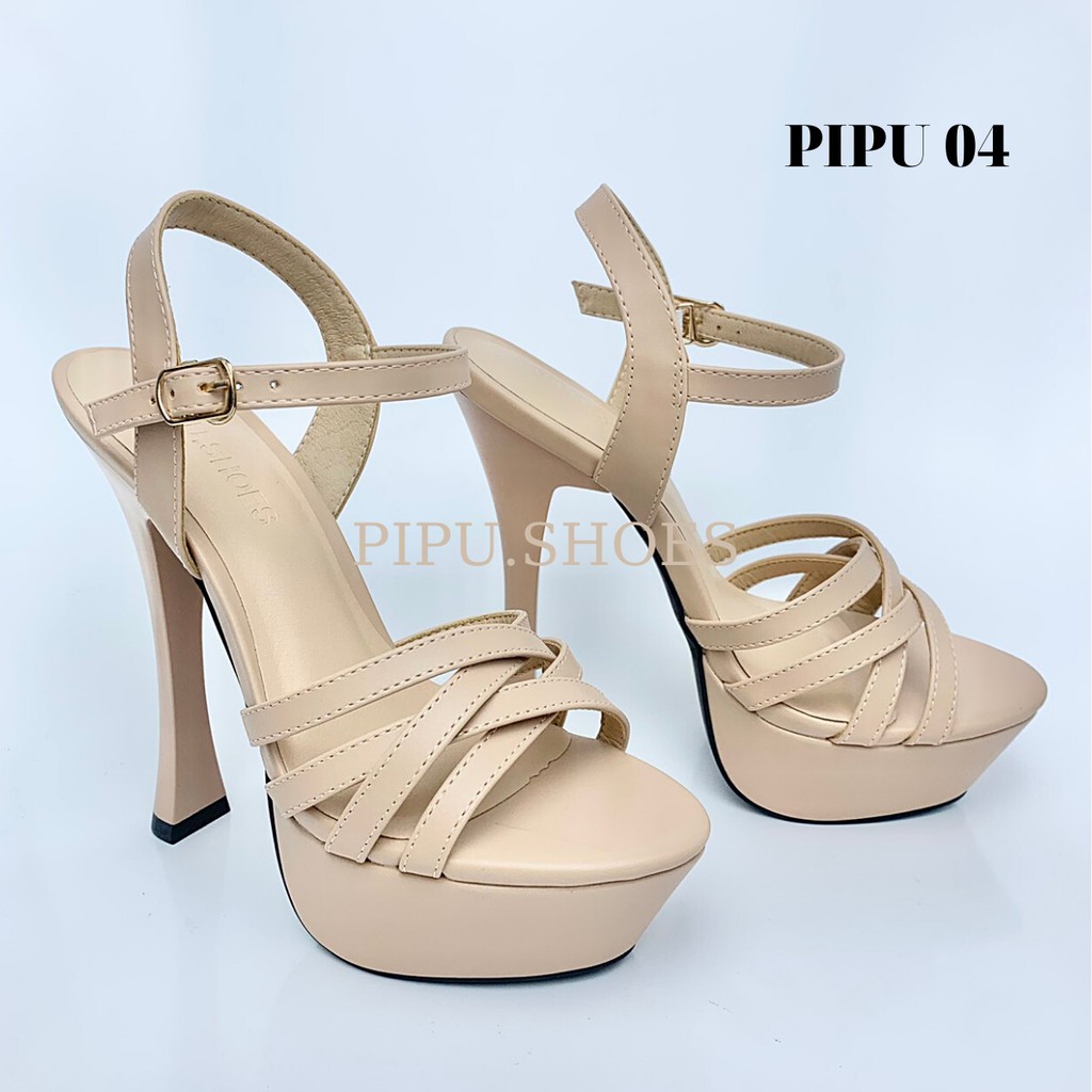 giày cao gót đế đúp 14cm &amp; 15cm, sandal cao gót nữ,catwalk giày cưới