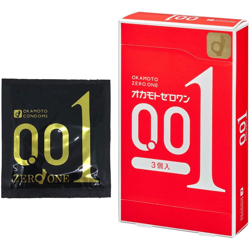 [Hàng Nhật Nội Địa] Bao cao su Okamoto 0.01mm - Zero One siêu mỏng nhất thế giới