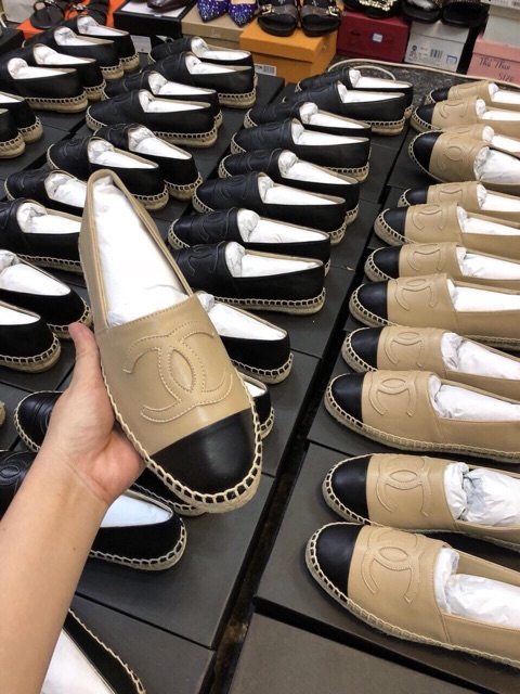 Slipon đế cói sịn