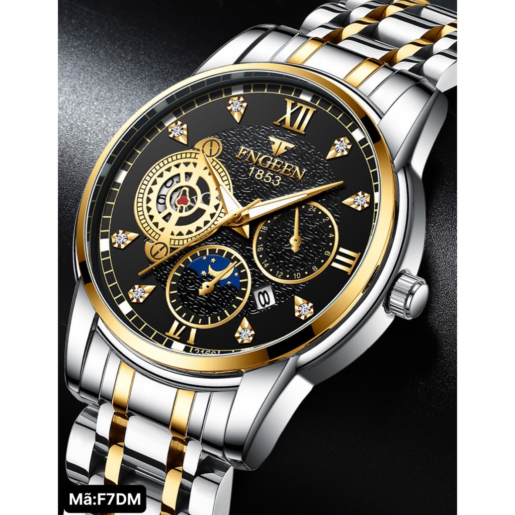 Đồng Hồ Thạch Anh FNGEEN F7 Sang Trọng Cho Nam