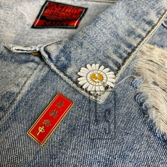 Ghim cài áo , balo túi xách hoa cúc PMO GD Big Bang