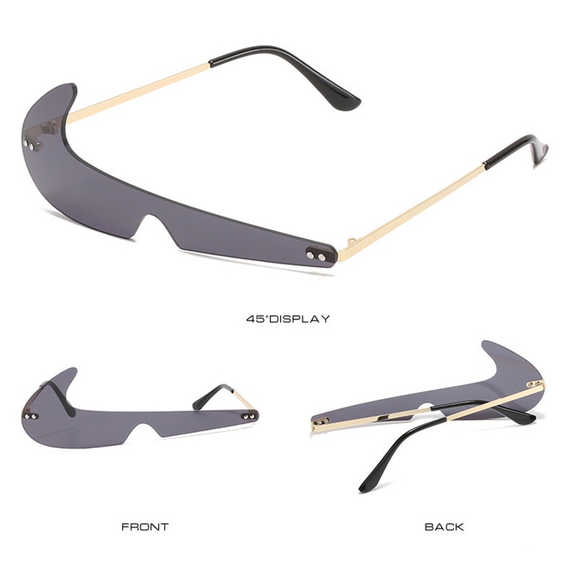 Kính Mát Không Viền Phong Cách Vintage Sang Trọng