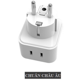 Phích Cắm Chuyển Đổi 3 CHÂN CHÉO, 2 CHÂN CHÉO hoặc 2 CHÂN THẲNG DẸT Sang 2 Chân Tròn Chuẩn VN, Phích Cắm Chia Ổ NBR
