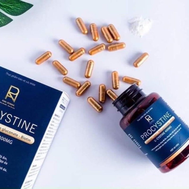 Viên uống giảm mụn trắng da Procystine 60 viên